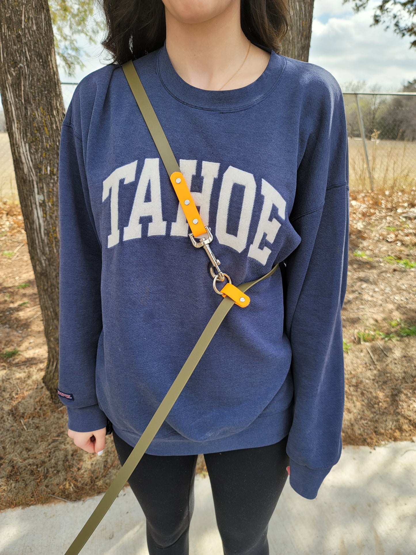 3/4" Two Tone Hands Free BioThane® Leash