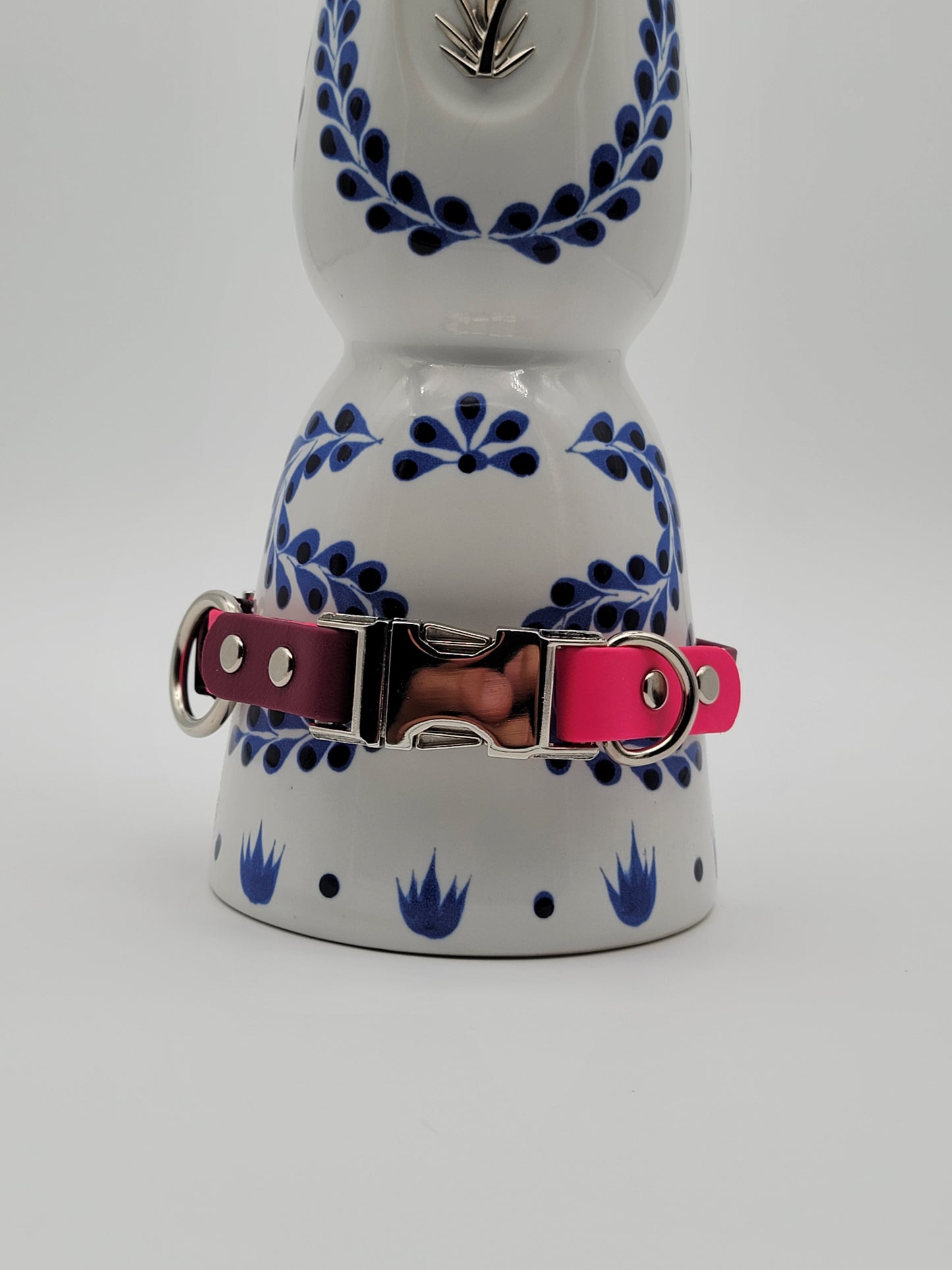 3/4" Two Tone Quick Adjust Quick Release BioThane® Dog Collar