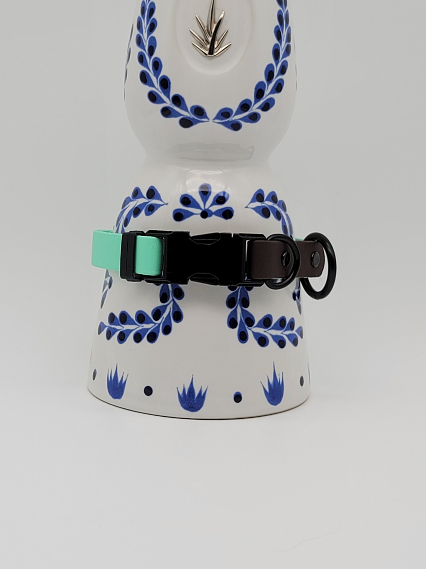 3/4" Two Toned Adjustable Quick Release BioThane® Dog Collar