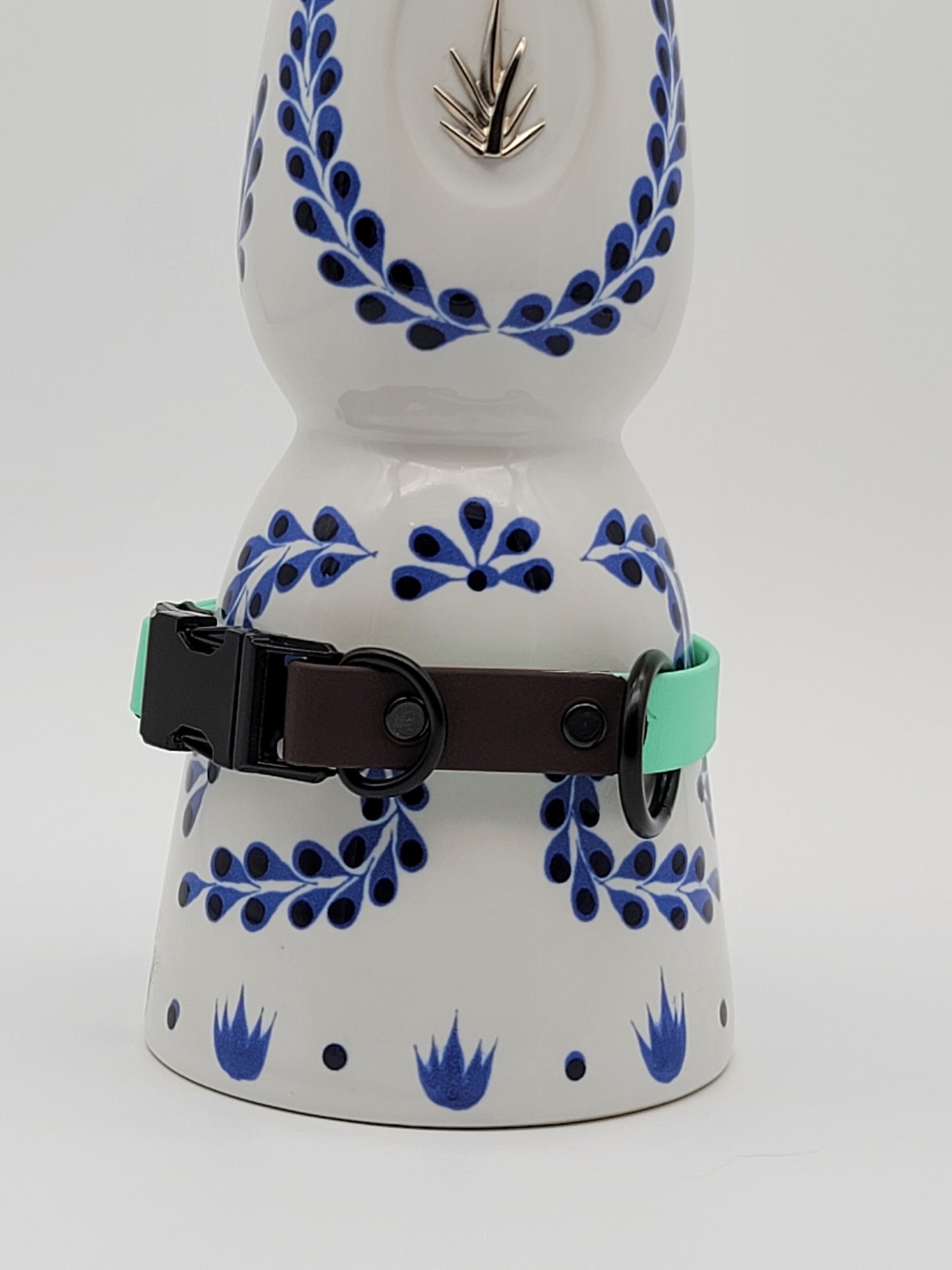 3/4" Two Toned Adjustable Quick Release BioThane® Dog Collar