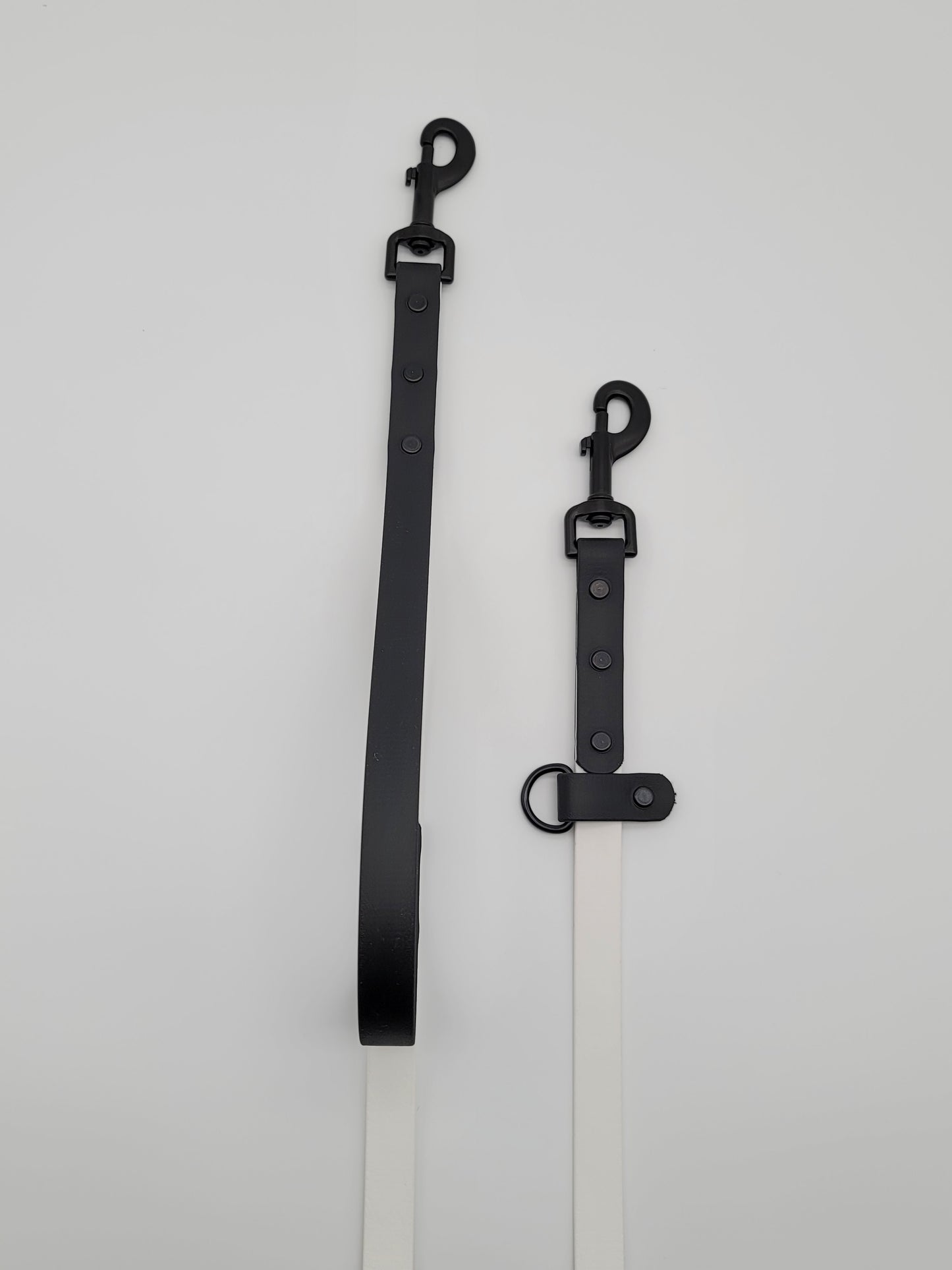3/4" Two Tone BioThane® Hands Free Leash with Built in Traffic Handle