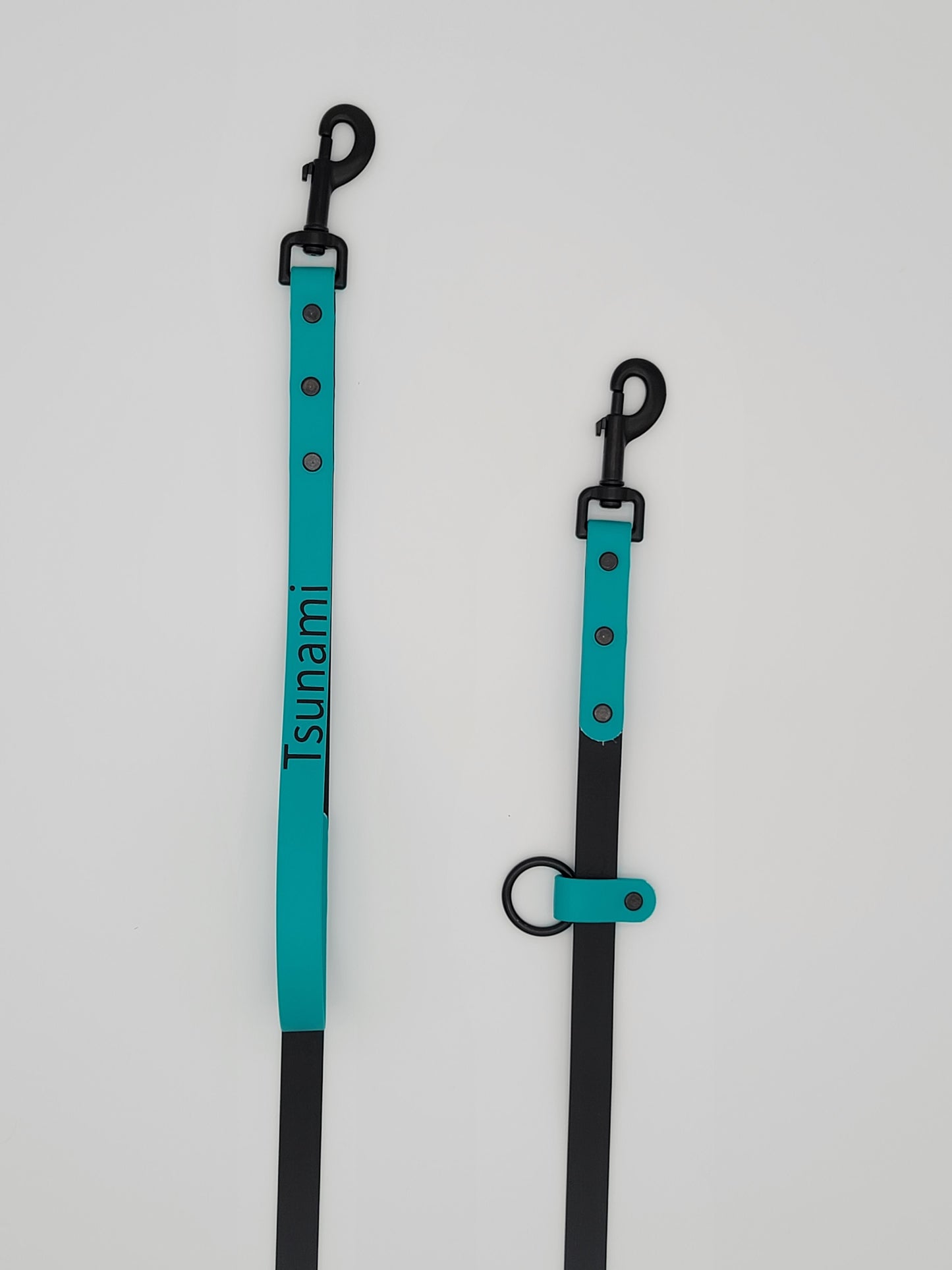 3/4" Two Tone BioThane® Hands Free Leash with Built in Traffic Handle
