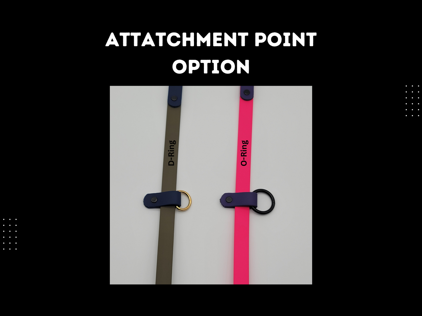 3/4" Two Tone Hands Free BioThane® Leash