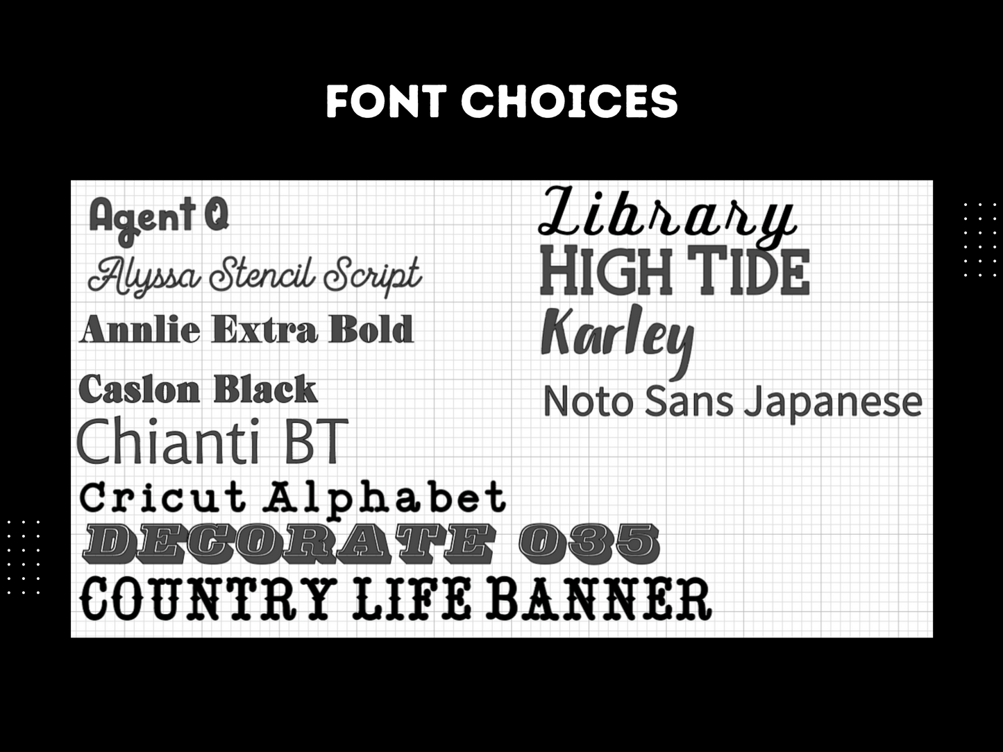 Custom Lettering
